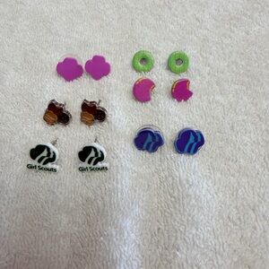 Girl Scout  Earring Set - Multicolor